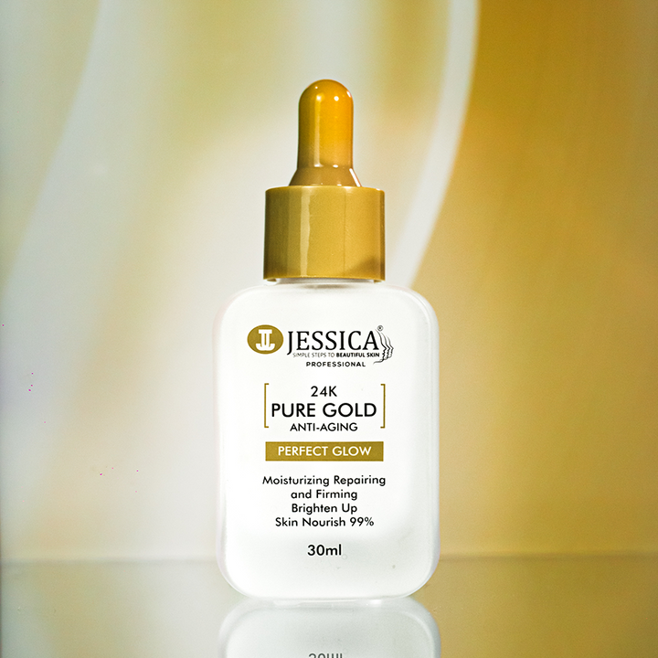 24K PURE GOLD ANTI-AGING SERUM – JESSICA COSMETICS