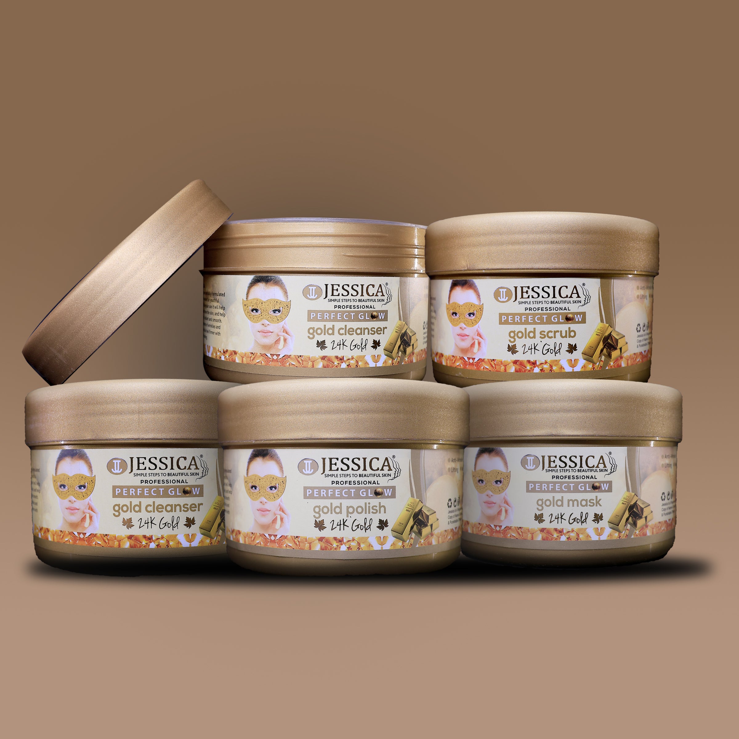 Gold Facial Saloon Pack – JESSICA COSMETICS
